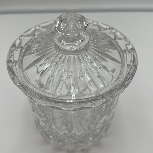 Gorham Crystal King Edward Biscuit Barrel with Lid - Picture 4 of 16